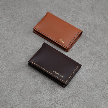 【快速出貨】名片夾 雙邊 卡夾 禮物 客製 燙金