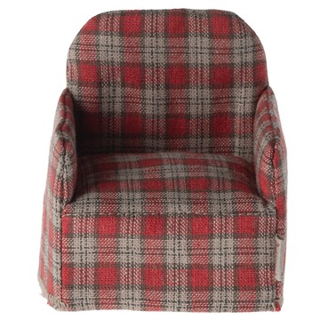 Maileg 聖誕紅沙發-小 娃娃屋配件