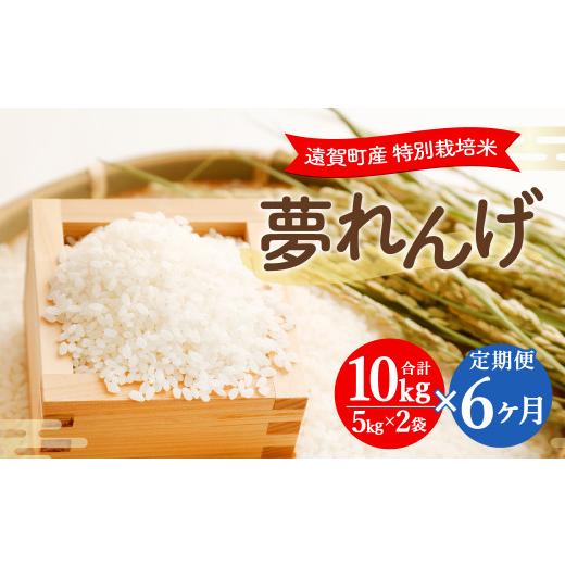 ふるさと納税 福岡県 遠賀町  特別栽培米 夢れんげ 10kg×1袋 合計60kg 精米