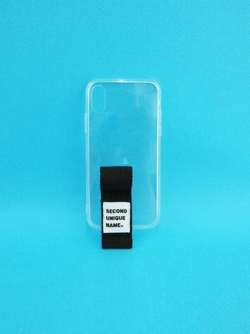 Sun Case Finger Clear Black Jelly Case