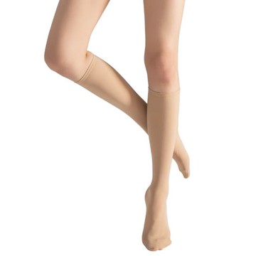 Laseta蘭妲中筒襪壓力襪舒緩小腿襪防水腫腳底按摩天鵝絨春秋襪子