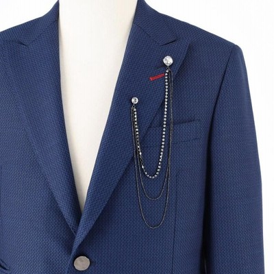 お洒落 www.notar メンズティノラス シルバー系ラインストーン