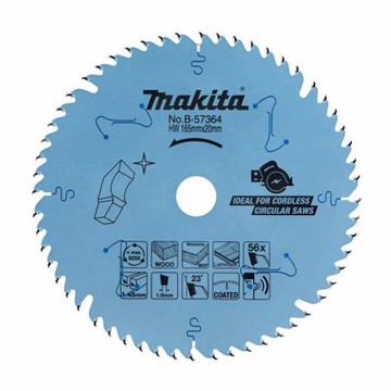 牧田 MAKITA 木材鎢鋼圓鋸片165×20×1.0×56T(新式刀刃) B-57364