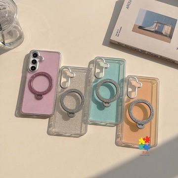 ins風 閃粉手機殼 磁吸支架殼 適用 三星 S26 Ultra S25 S24 簡約 S23 S22 Plus 防摔殼