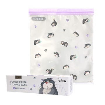 HOUSUXI雙夾鏈保鮮袋12入-L-魯斯佛