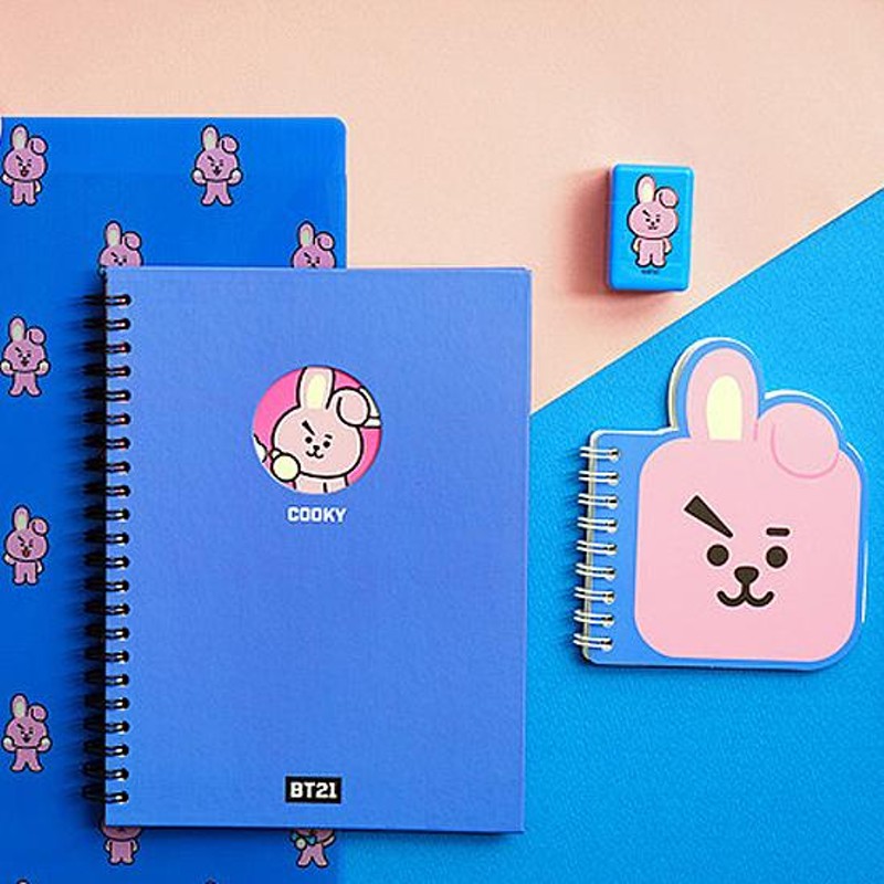 BT21 窓付き A5 ハードカバー リング ノート [韓国文具][文房具