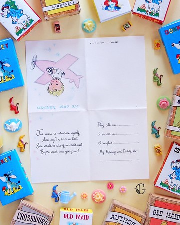 BABY迷你留言卡-G-