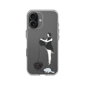 iPhone 17 Clear Case（相機按鈕） 透明 - 欣蒂小姐 Miss Cyndi - 脫線女