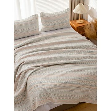 A類純棉6層紗布軟席全棉四季床單透氣吸汗不沾身加大床蓋可機洗