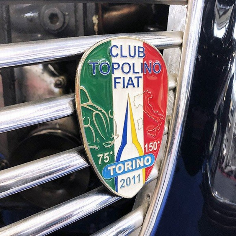 Topolino 75周年 イタリア統一150周年メモリアルエンブレム By Club Topolino Fiat Torino 通販 Lineポイント最大0 5 Get Lineショッピング