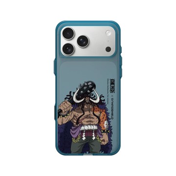 iPhone 17 Pro Max Clear (相機按鈕) 夜幕藍 - 航海王 One Piece - 角色系列-凱多