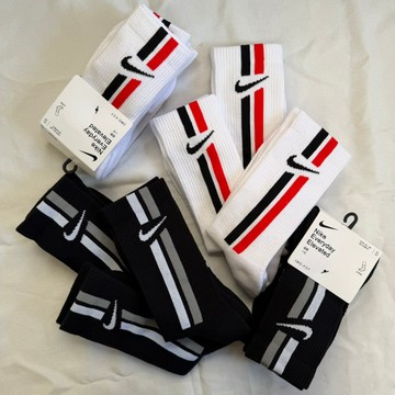 【other more 特選潮流】正品公司貨  Nike Everyday Elevated 雙條紋長襪厚底(3入)