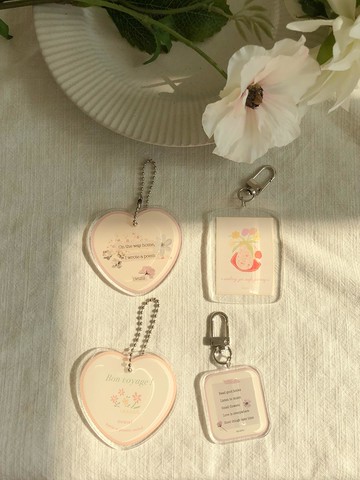 Acrylic Momento Keyring Bag Accessories
