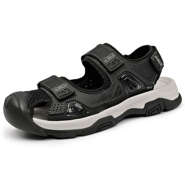 大友SAZ194口三色涼鞋男運動款外穿男士包頭沙灘鞋防滑防臭戶外涉水鞋杰恆