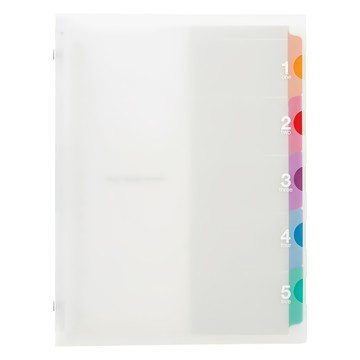 maruman 5CHART 20孔夾 A5 透明  1個