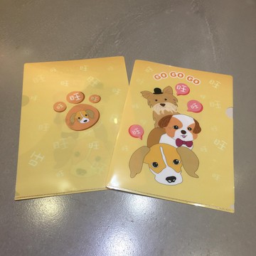 狗狗狗旺旺旺 - A4 (L型) 資料夾