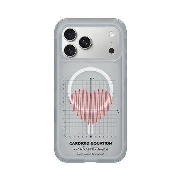 iPhone 17 Pro Max AirX 流變灰 - Valentine's Day Collection - 愛的方程式：心跳（紅）