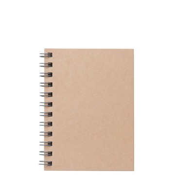 MUJI 植林木不易透色雙環筆記本(橫線)/48頁.A7.米