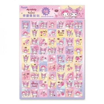 小禮堂 Sanrio 三麗鷗 美樂蒂 酷洛米 奬勵集點貼紙 (櫻桃款)