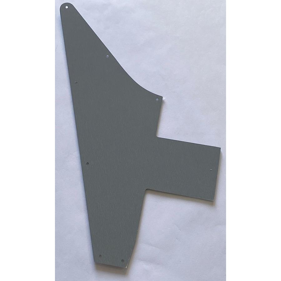 Guitar Parts For Gibson Explorer 76 Reissue Blank Guitar Pickguard (1 Ply Silver Mirror)