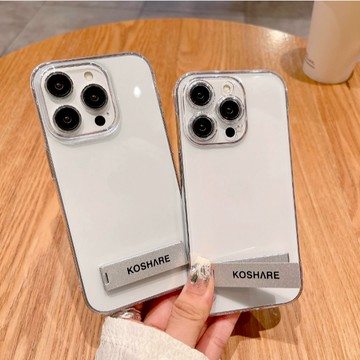 現貨速發 隱形支架手機殼 透明手機殼 蘋果手機殼 不發黃  防摔殼 手機保護殼 手機保護套 隱形合金支架