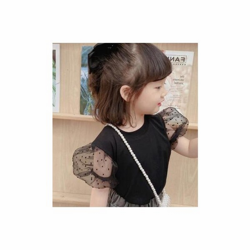 即納 韓国 子供服 レース シャツ 子ども服 キッズ服 女の子 ガール 半袖 トップス 袖レース かわいい おしゃれ キッズ ジュニア 春 夏 秋 人気 通販 Lineポイント最大0 5 Get Lineショッピング