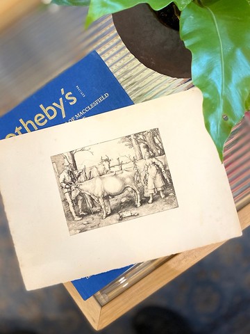 文藝復興荷蘭藝術家Lucas van Leyden- 珍貴版畫 The Milkmaid