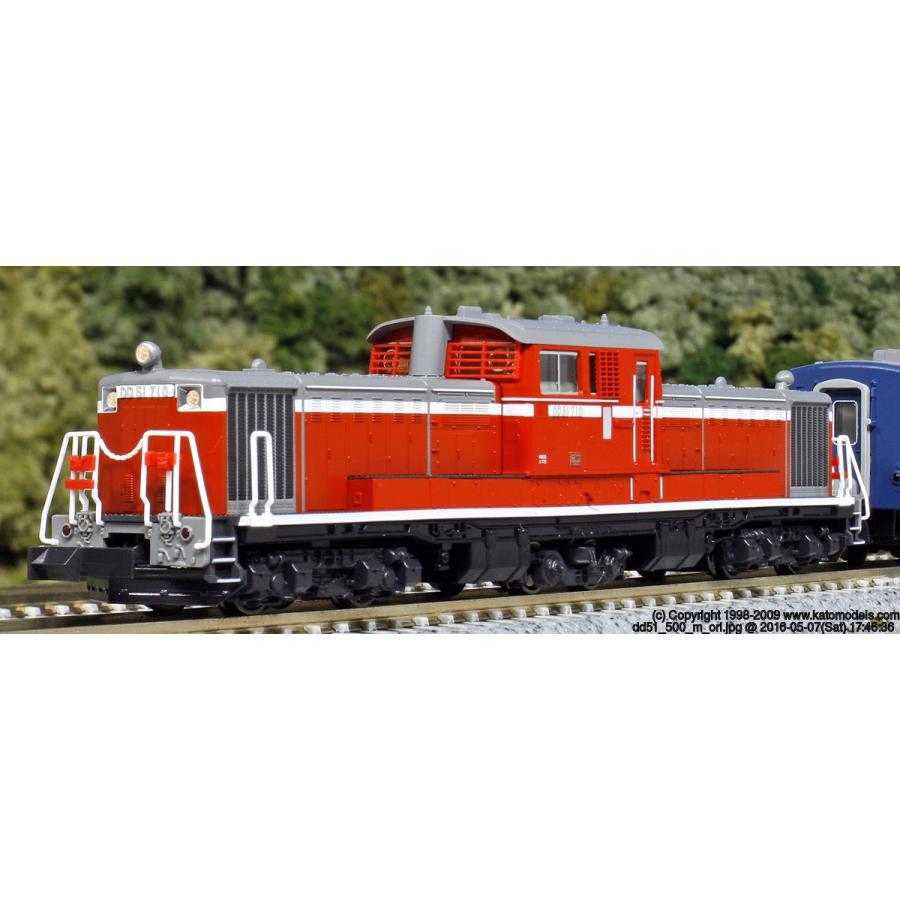 新品未使用 KATO 7008-8 DD51-500 中期　耐寒型(3灯形) KATO 7008-8“DD51 500 中期 耐寒形（3灯形）”転属入線