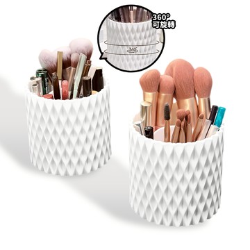 刷具收納盒 【F124】 防塵/可旋轉 刷具收納筒 化妝刷 刷具晾乾架 刷具桶 刷具收納 化妝盒 收納盒
