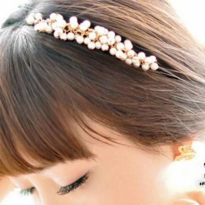 パールカチューシャ ヘアバンド ヘッドアクセサリー ヘッド