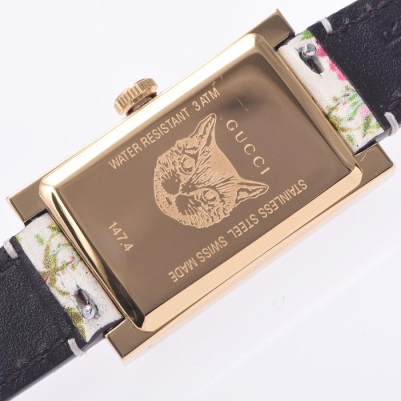 銀蔵 中古 GUCCI グッチ Gフレーム フローラル YA147407