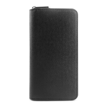 女士長財布 十字紋長款男士錢包 時尚拉鍊60017日本錢夾