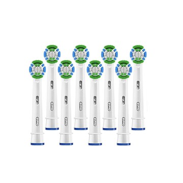 德國 Oral-B 歐樂B 基礎清潔杯型彈性刷頭8入組/ 組 EB20-8、專業亮白拋光型刷頭3入組 / 組 EB18-3