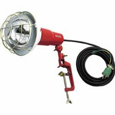 トラスコ アース付投光器 ポッキンプラグ付コード5m 500W RT-505EP