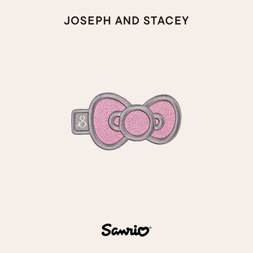 【官方直營】JOSEPH AND STACEY三麗鷗聯名HAZE凱蒂貓天鵝絨裝飾別針-粉