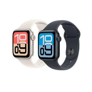 Apple Watch SE3 GPS 40mm 鋁金屬錶殼搭配運動錶帶 - S/M 廠商直送