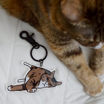 【快速出貨】米胖貓鑰匙圈