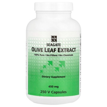 Seagate, 橄欖葉提取物，450 毫克，250 粒素食膠囊