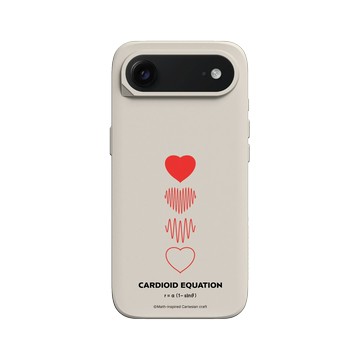 iPhone Air SolidX 貝殼灰 - Valentine's Day Collection - 愛的方程式：心動頻率（紅）