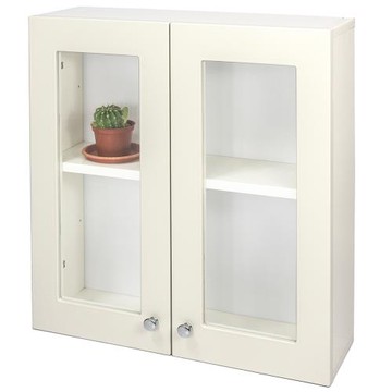 【Aaronation】經典款塑鋼雙開門浴櫃 - GU-C1019W