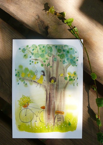 夏日基地 明信片