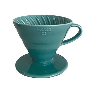 HARIO 好璃奧 彩虹磁石濾杯 V60  VDC-02-TQ-TW 湖水綠 1~4杯  1個