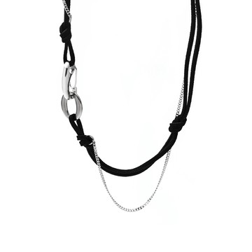 [韓國] [鋼飾] 共構關係項鍊 / Shared Form Necklace