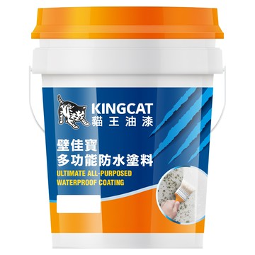 KINGCAT 貓王油漆 壁寶亮光型防水塗料  1罐