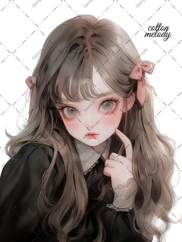 原創貼紙 no.500 人物貼紙 原創貼紙 人物貼紙 女孩貼紙 原創人物貼紙