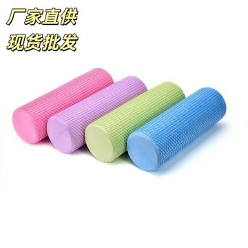廠家批發60CM瑜伽泡沫   EVA浮點泡沫滾軸按摩瑜伽輔助用品