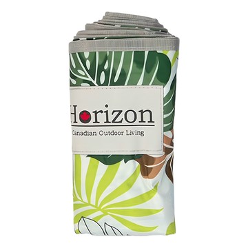 Horizon 天際線 登山便攜防潮墊 雨林綠意 420D牛津布+PVC材質 捲式收納  全開(146 x 100cm) + 收納(18 x 5cm)  400g  1個