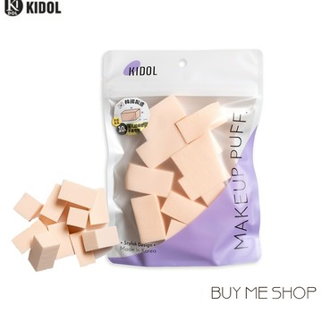 韓國KIDOL 超軟Q方形海綿(10入) 化妝海綿 80959 現貨