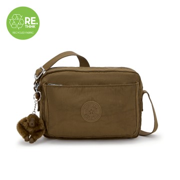 卡其綠多層隨身斜背包-ABANU M