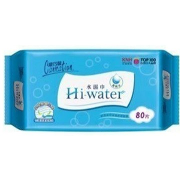 康乃馨 HI-WATER 80抽濕紙巾